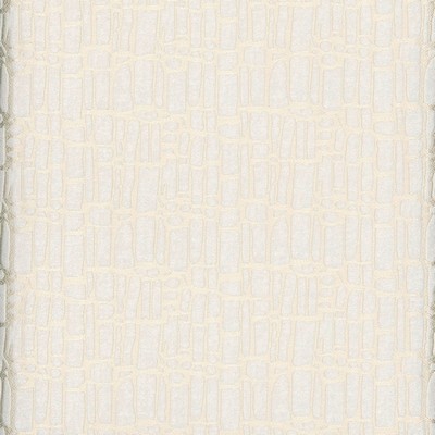 Heritage Fabrics Delray Ivory Beige Polyester Abstract fabric by the yard.