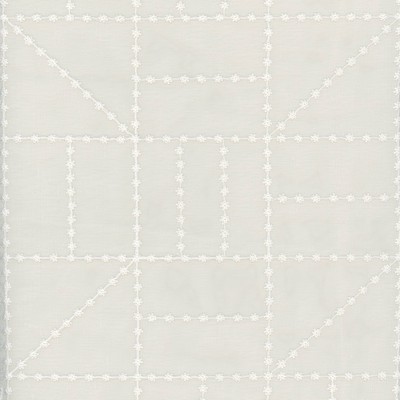 Roth and Tompkins Textiles Dominoes Tussah Polyester Fire Rated Fabric Squares Crewel and Embroidered NFPA 701 Flame Retardant fabric by the yard.