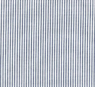 Roth and Tompkins Textiles Essex French Blue Blue Multipurpose Cotton Fire Rated Fabric Ticking Stripe Everyday Ticking fabric by the yard.