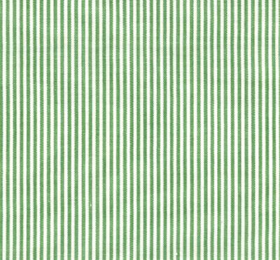 Roth and Tompkins Textiles Essex Kiwi Essex DE66 Green Multipurpose Cotton Cotton Fire Rated Fabric Ticking Stripe  Everyday Ticking Fabric fabric by the yard.