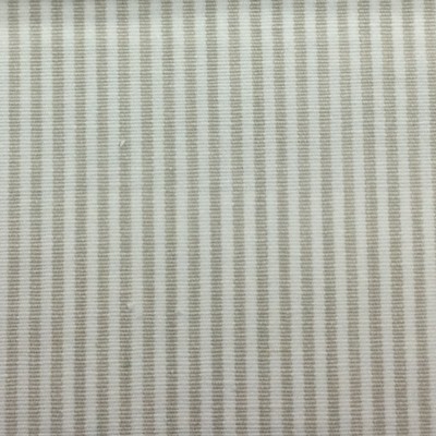 Roth and Tompkins Textiles Essex Fog Beige Multipurpose Cotton Fire Rated Fabric Light Duty Striped Ticking Stripe Small Striped fabric by the yard.