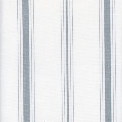 Roth and Tompkins Textiles Fenwick Gray Grey Polyester Striped fabric by the yard.