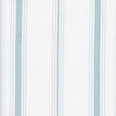 Roth and Tompkins Textiles Fenwick Seaglass Green Polyester Striped fabric by the yard.