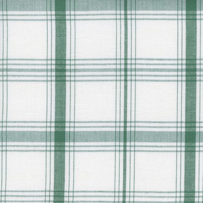 Roth and Tompkins Textiles Gillette Spring Green Cotton Plaid  and Tartan fabric by the yard.