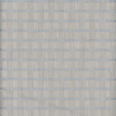 Heritage Fabrics Hashtag Glacier Grey Polyester Check fabric by the yard.