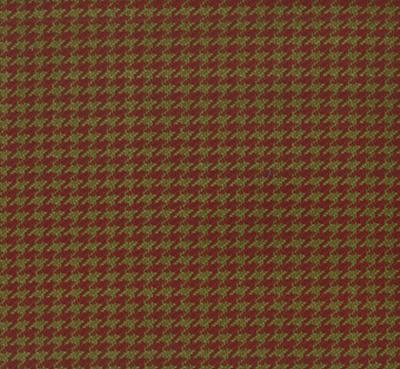 Roth and Tompkins Textiles Houndstooth Terracotta Orange Drapery Cotton Houndstooth fabric by the yard.