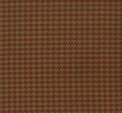 Roth and Tompkins Textiles Houndstooth Terracotta Houndstooth D2122 Orange Multipurpose Cotton Cotton Fire Rated Fabric Houndstooth  Fabric fabric by the yard.