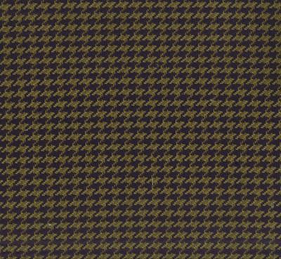 Roth and Tompkins Textiles Houndstooth Black Black Drapery Cotton Houndstooth fabric by the yard.
