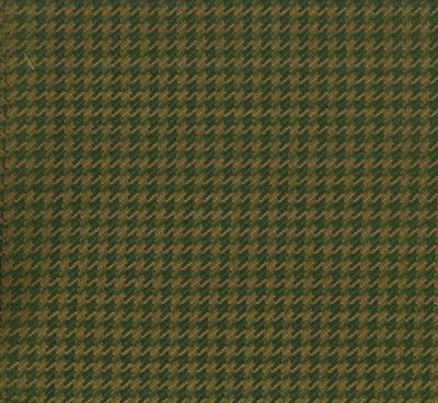 Roth and Tompkins Textiles Houndstooth Olive Drapery Cotton Houndstooth fabric by the yard.