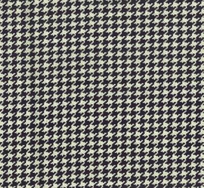Roth and Tompkins Textiles Houndstooth Black and White Houndstooth D2286 White Multipurpose Cotton Cotton Fire Rated Fabric Houndstooth  Fabric fabric by the yard.