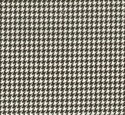Roth and Tompkins Textiles Houndstooth Chocolate Houndstooth D2918 Brown Multipurpose Cotton Cotton Fire Rated Fabric Houndstooth  Fabric fabric by the yard.