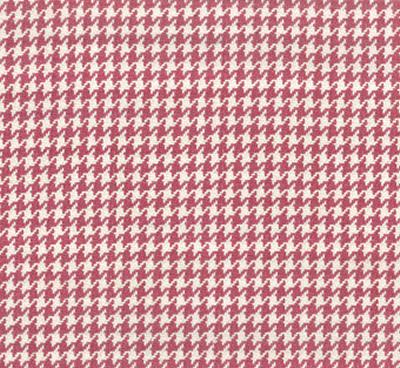 Roth and Tompkins Textiles Houndstooth Blossom Houndstooth D2921 Pink Multipurpose Cotton Cotton Fire Rated Fabric Houndstooth  Fabric fabric by the yard.