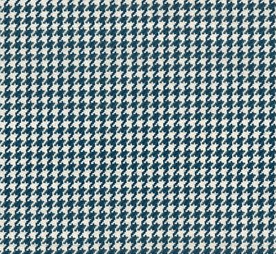 Roth and Tompkins Textiles Houndstooth Navy Houndstooth D2922 Blue Multipurpose Cotton Cotton Fire Rated Fabric Houndstooth  Fabric fabric by the yard.