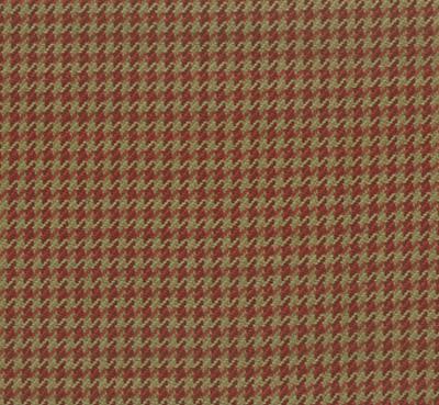 Roth and Tompkins Textiles Houndstooth Brick Houndstooth D2923 Red Multipurpose Cotton Cotton Fire Rated Fabric Houndstooth  Fabric fabric by the yard.