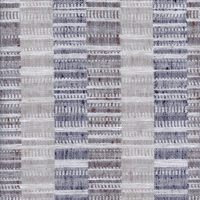 Roth and Tompkins Textiles Kinson Midnight new roth 2024 Blue P  Blend Squares  Striped  Fabric fabric by the yard.