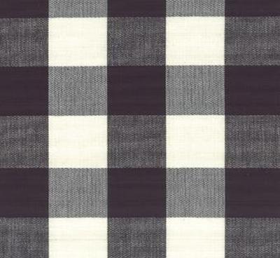Roth and Tompkins Textiles Lyme Charcoal Roth & Tompkins Summer 2012 Additions DL74 Beige Drapery Cotton Cotton Plaid and Tartan Fabric fabric by the yard.