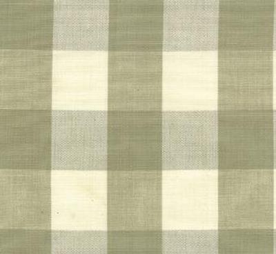 Roth and Tompkins Textiles Lyme Khaki Beige Drapery Cotton Plaid  and Tartan fabric by the yard.