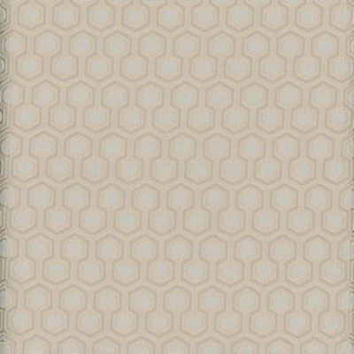 Heritage Fabrics Murray Champagne Beige Polyester Geometric fabric by the yard.