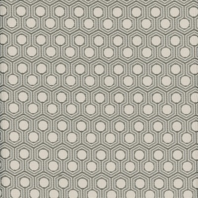 Heritage Fabrics Murray Umber Brown Polyester Geometric fabric by the yard.