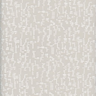 Roth and Tompkins Textiles Palermo Fog Grey Polyester Fire Rated Fabric Abstract Crewel and Embroidered NFPA 701 Flame Retardant fabric by the yard.