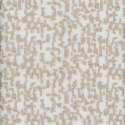 Roth and Tompkins Textiles Palermo Pewter Silver Polyester Fire Rated Fabric Abstract Crewel and Embroidered NFPA 701 Flame Retardant fabric by the yard.