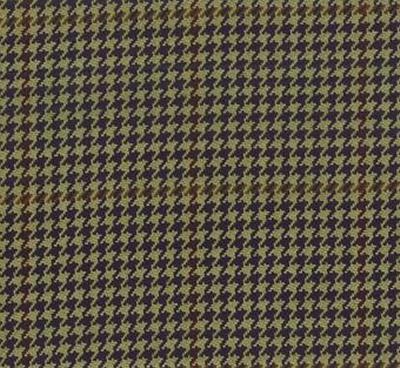 Roth and Tompkins Textiles Pembrook Java Brown Drapery Cotton Houndstooth Plaid  and Tartan fabric by the yard.