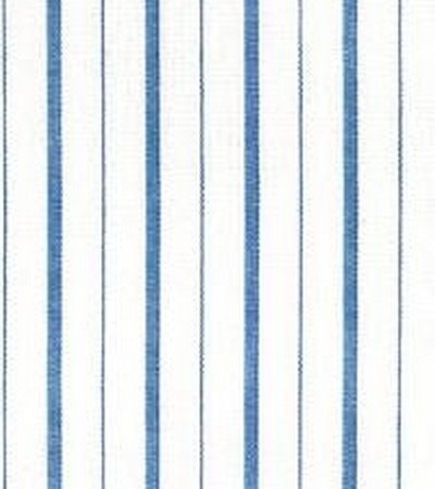 Roth and Tompkins Textiles Piper D3127 Cobalt Blue Drapery-Upholstery Cotton Small Striped Striped fabric by the yard.