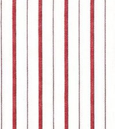 Roth and Tompkins Textiles Piper D3129 Berry Red Drapery-Upholstery Cotton Small Striped Striped fabric by the yard.