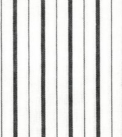 Roth and Tompkins Textiles Piper D3130 Black Black Drapery-Upholstery Cotton Small Striped Striped fabric by the yard.