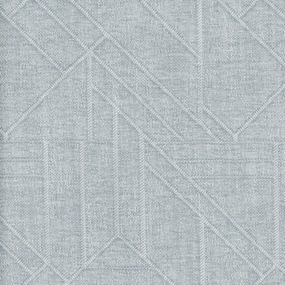 Heritage Fabrics Prisms Powder Blue Cotton29%  Blend Contemporary Diamond fabric by the yard.