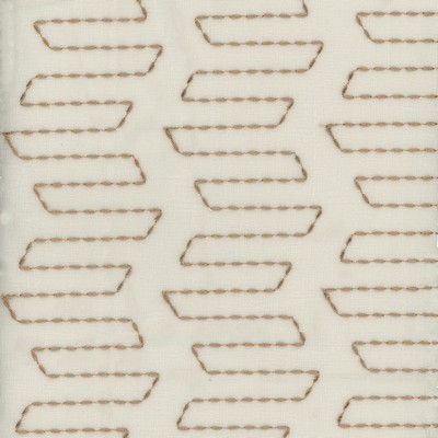 Roth and Tompkins Textiles Sydney Amber Yellow Polyester Fire Rated Fabric Geometric Crewel and Embroidered NFPA 701 Flame Retardant fabric by the yard.