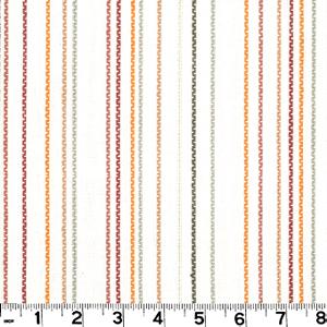 Roth and Tompkins Textiles Tucker D3179 Persimmon june 2015 D3181 Orange Drapery-Upholstery cotton cotton Striped  Fabric fabric by the yard.