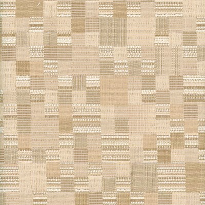 Roth and Tompkins Textiles Union Square SeaShell new roth 2024 Beige Polyester Polyester Squares  Fabric fabric by the yard.