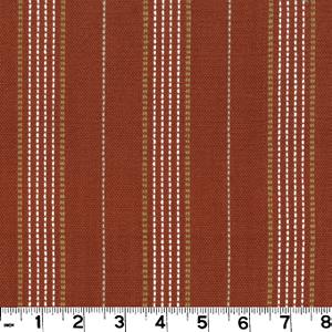Roth and Tompkins Textiles WARREN Sienna june 2015 D3170 Orange Multipurpose cotton cotton Fire Rated Fabric Striped Textures Small Striped  Striped  Fabric fabric by the yard.