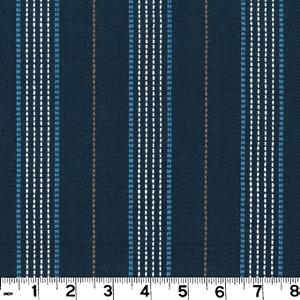 Roth and Tompkins Textiles WARREN Cobalt june 2015 D3170 Blue Multipurpose cotton cotton Fire Rated Fabric Striped Textures Small Striped  Striped  Fabric fabric by the yard.