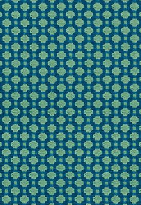 Schumacher Fabric BETWIXT PEACOCK/SEAGLASS