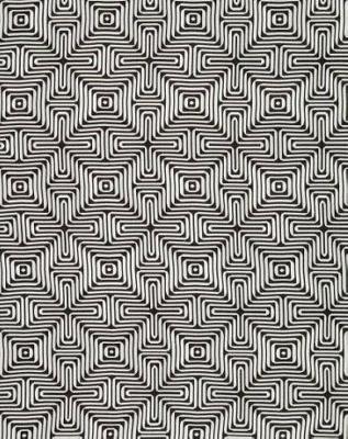 Schumacher Fabric Amazing Maze Kohl