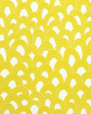 Schumacher Fabric Arches Print Bamboo