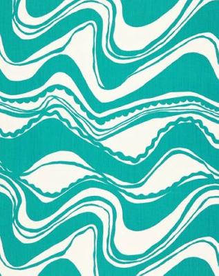 Schumacher Fabric Carmel Coastline Print Laguna