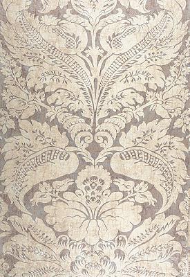 Schumacher Fabric Cordwain Damask Amethyst