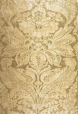 Schumacher Fabric Cordwain Damask Peridot
