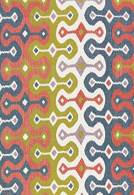 Schumacher Fabric Darya Ikat Caravan