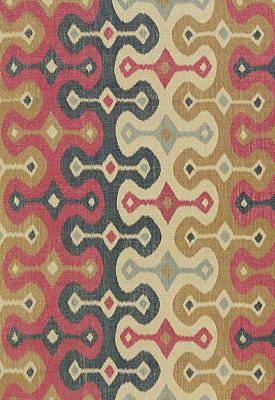 Schumacher Fabric Darya Ikat Spice