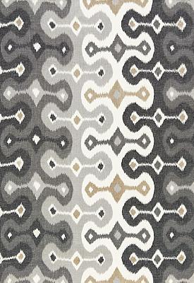 Schumacher Fabric Darya Ikat Stone
