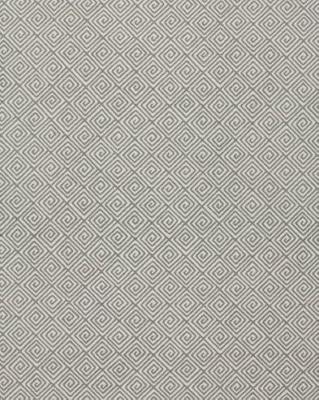 Schumacher Fabric Greek Key Smoke