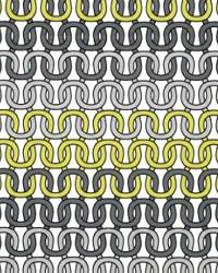 Schumacher Fabric Loop de Loop Print Driftwood Fabric