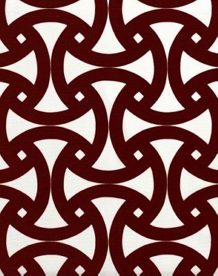 Schumacher Fabric Santorini Print Java