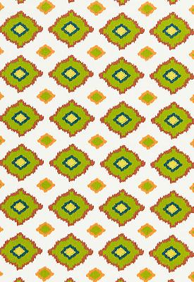 Schumacher Fabric Sikar Embroidery Citrus