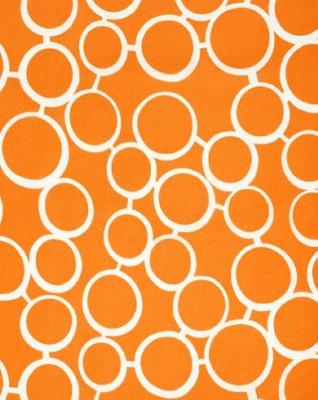 Schumacher Fabric Sunglass Print Orange