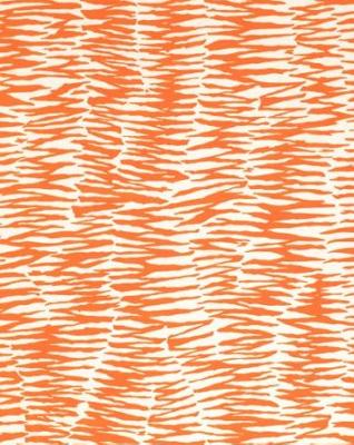 Schumacher Fabric Zebra Print Orange